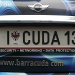 Ein Mini für maximale Sicherheit parkt vor der Barracuda Networks Europa Konferenz Ein Mini für maximale Sicherheit parkt vor der Barracuda Networks Europa Konferenz