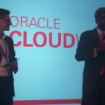 Im Presse-Briefing Oracle Entwicklungschef Thomas Kurian (r.) Im Presse-Briefing Oracle Entwicklungschef Thomas Kurian (r.)