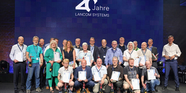 LANCOM Systems startete mit 26 Mitarbeitern